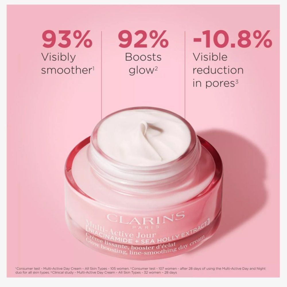 Clarins
Multi-Active Day Moisturizer for Lines and Glow with Niacinamide - Picture 2 of 5